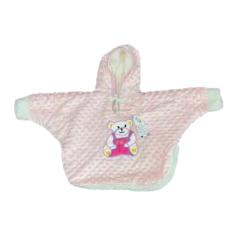 Ruana Para Bebe Color Rosado