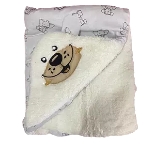 Cobija Cobertor Para Bebe Color Gris