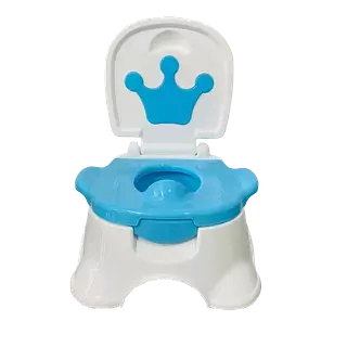 Vasenilla Mica Trono Azul Para Niño